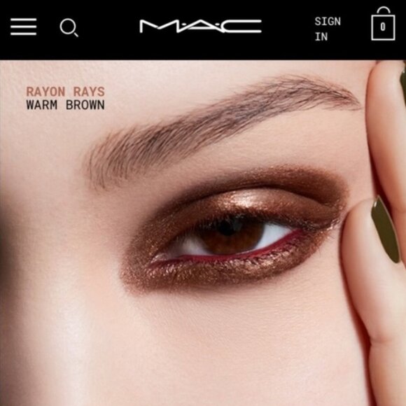 NEW MAC Dazzle Shadow Liquid - Rayon Rays - NIP - Picture 8 of 8